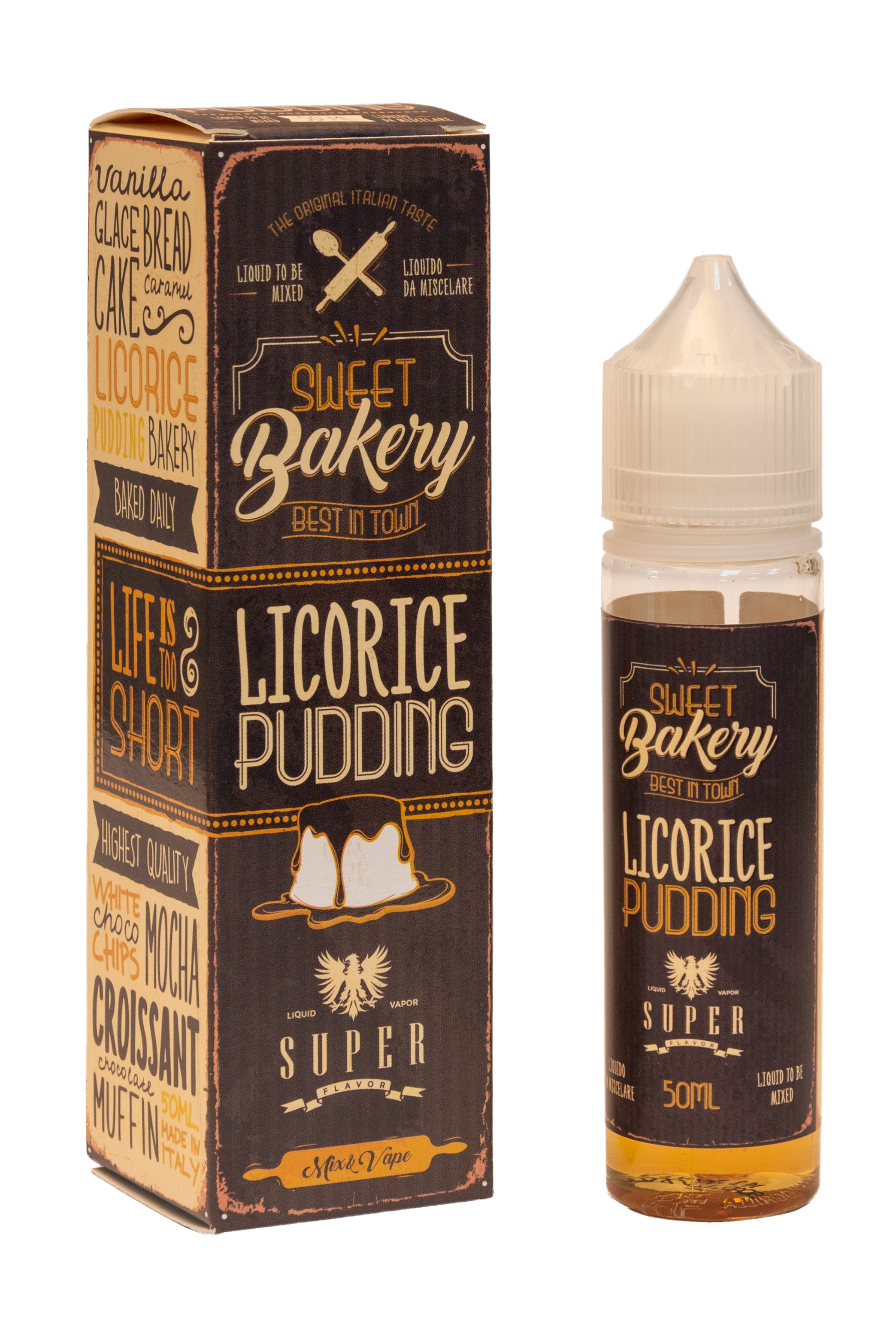 Licorice Pudding Mix&Vape Super Flavor 50ml